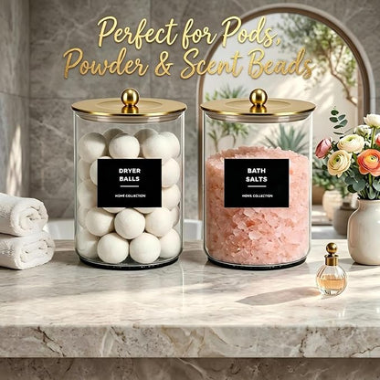 Glass Jars for Laundry Room Organization, Laundry Pods Container - Image 6