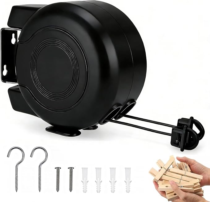 Retractable Clothesline Outdoor by Unknown