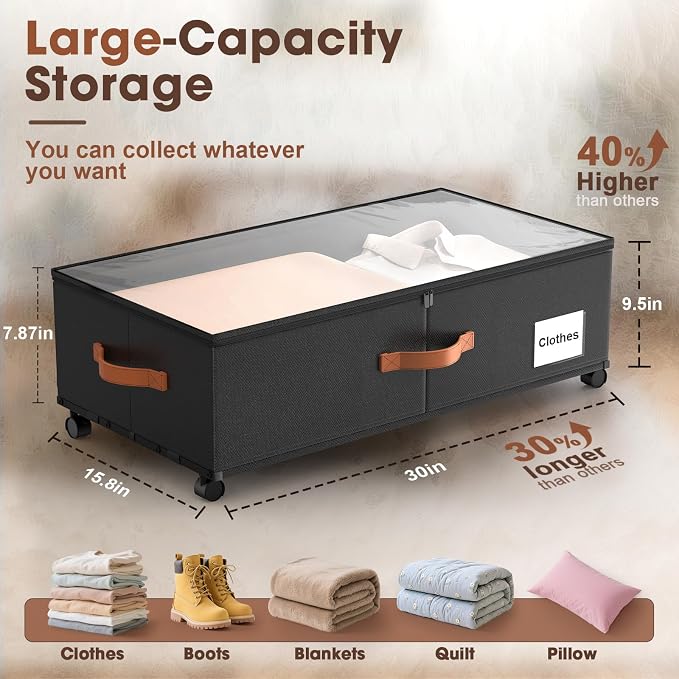 Eastherry Under Bed Storage Containers - Image 2