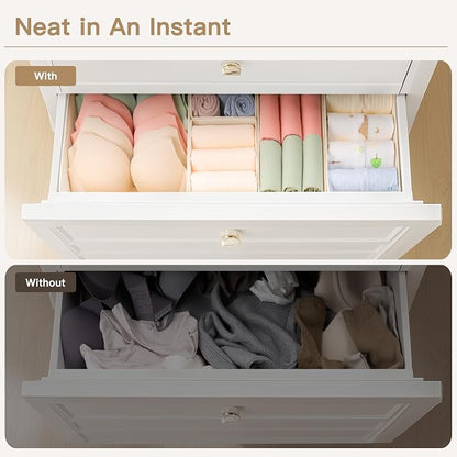 Criusia Drawer Organizer Clothes, 24 Pack Dresser Organizer - Image 4