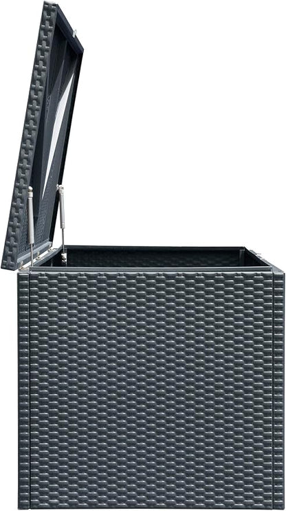 Arrow 4' x 2' x 2' Spacemaker Anthracite 134 Gallon Hot-Dipped Galvanized Steel - Image 16