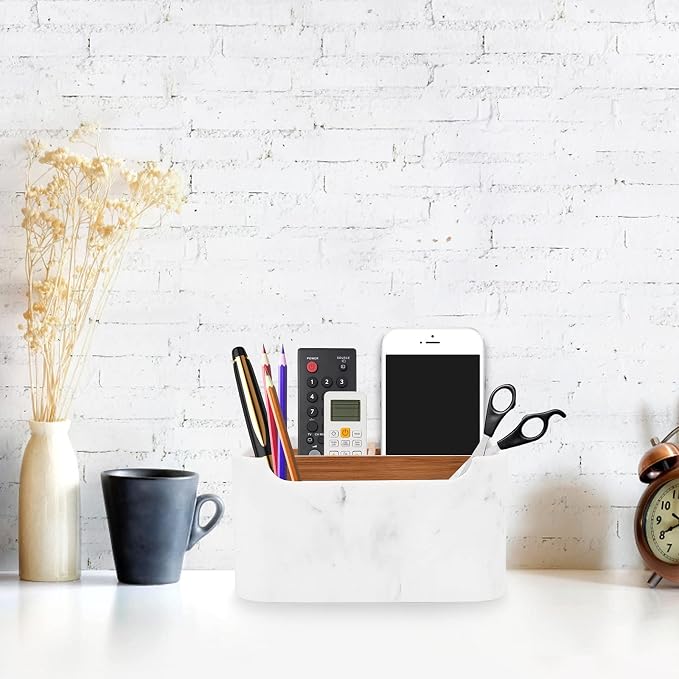 Desk Organizers, Marble Remote Holders - Image 6