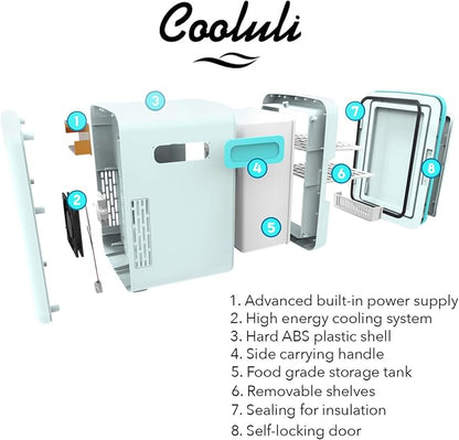 Cooluli 10L Mini Fridge for Bedroom - Image 5