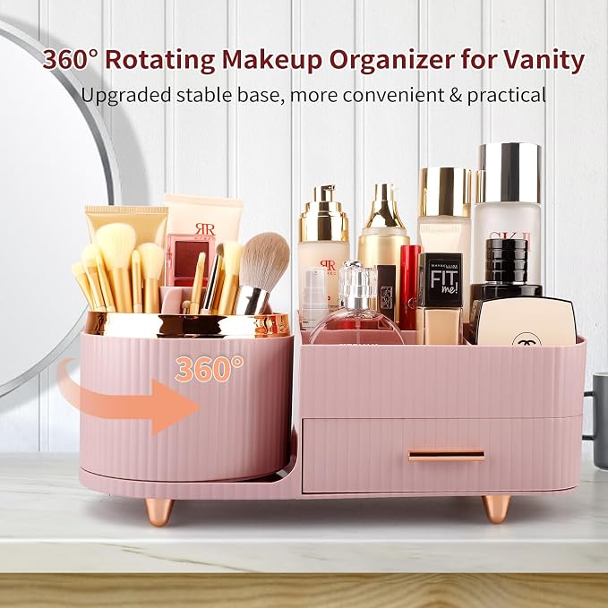 Makeup Organizer for Vanity, Cosmetic Display Case - Image 6
