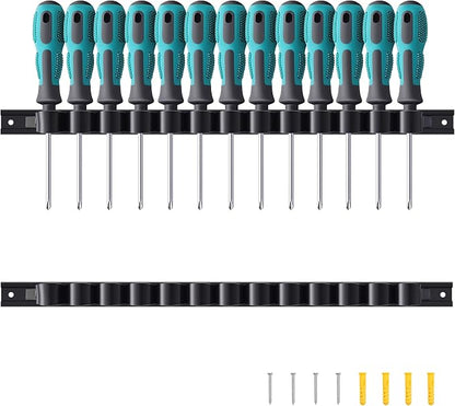 2 Pack Wall-Mounted Screwdriver Organizers by Reniteco