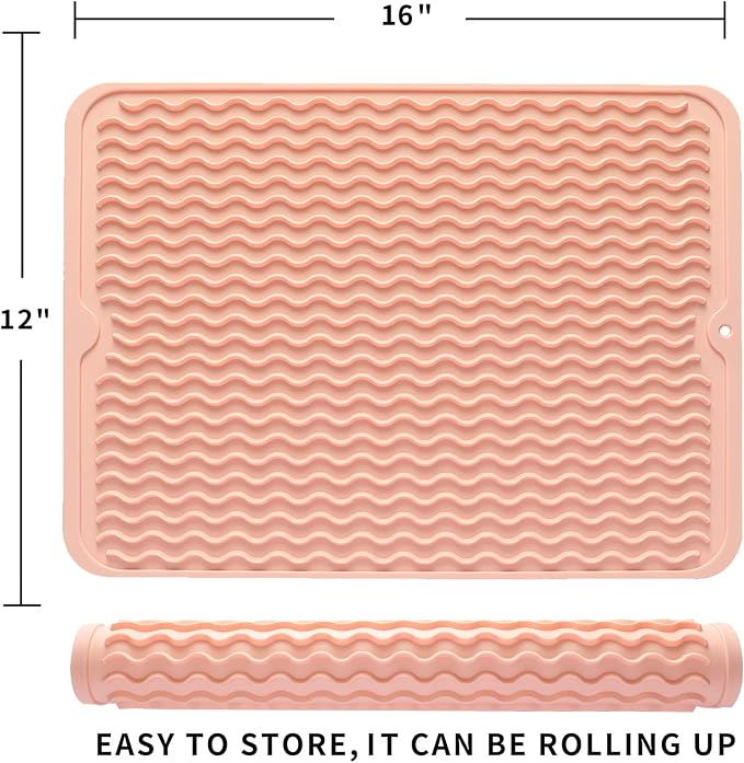 Silicone Dish Drying Mat for Multiple Usage, Easy clean, Eco-friendly, - Image 2