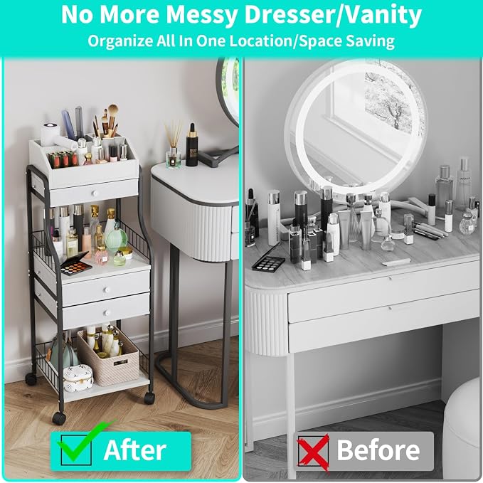 HapiRm Floor Makeup Organizer Storage - Image 8