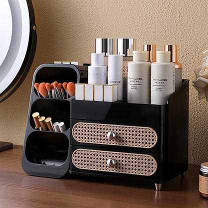 Aveniee Makeup Organizer with Drawers, Large Bathroom Countertop Organizer by Aveniee