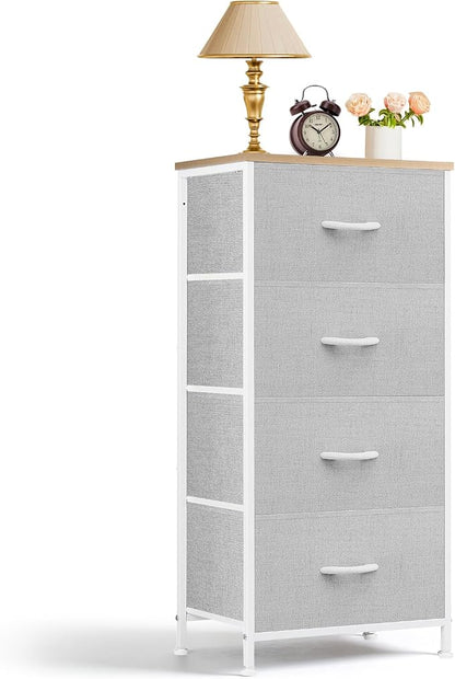 4 Drawers Dresser for Bedroom Fabric Storage Tower by SageNest