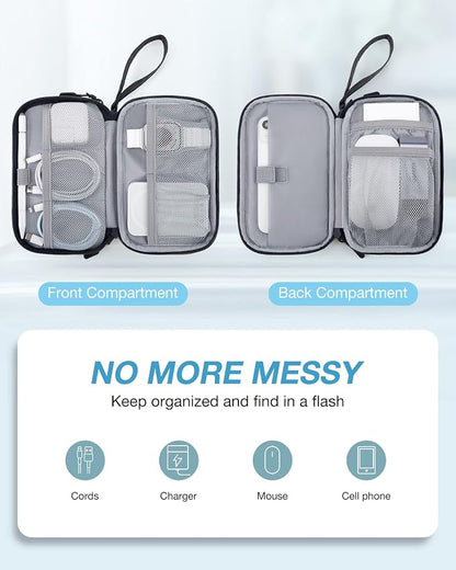 BAGSMART Cord Organizer Travel Cable Organizer Bag Tech Electronic Organizer - Image 3