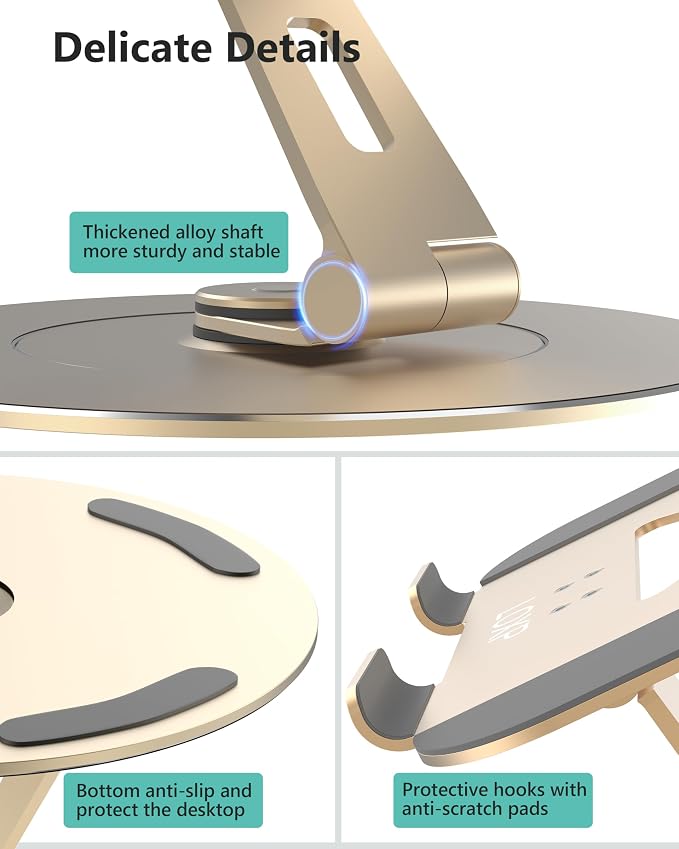 Ultra-Stable Swivel Laptop Stand - Image 6