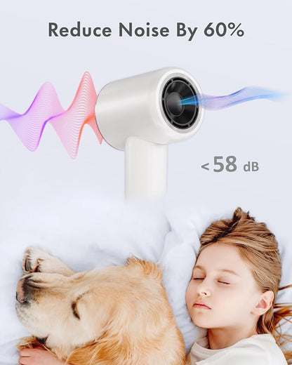 Rudd Hair Dryer with Diffuser, High Speed Hair Dryer with Display, 110000 RPM - Image 7
