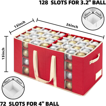 Christmas Visible Ornament Storage Box - Image 2