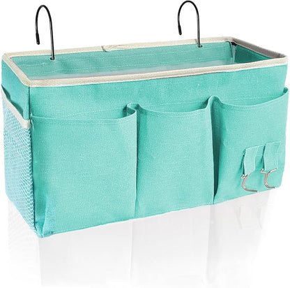 Bedside Caddy, Bedside Hanging Storage Organizer forBunk and Hospital Beds by SMALIGOLA