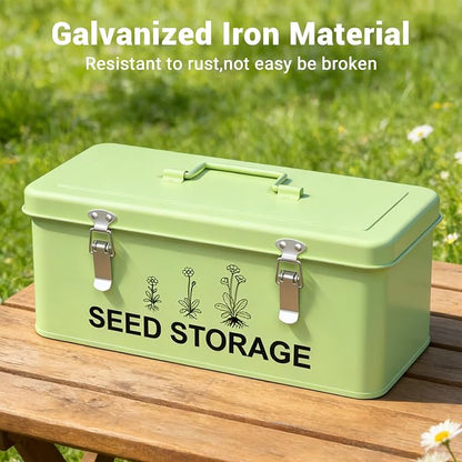 60 Slots Seed Organizer Seed Storage Seed Box 3 Compartments Seeds Organizer - Image 8