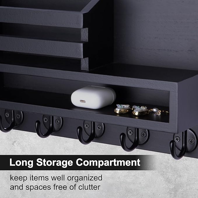 Key and Mail Holder Wall Mount, Key Hanger - Image 4