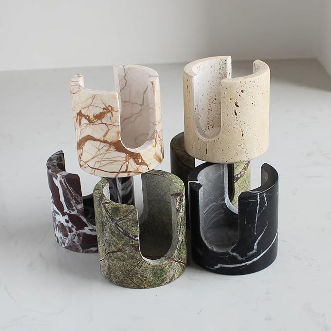 Natural Marble Travertine Sponge Holder - Image 3