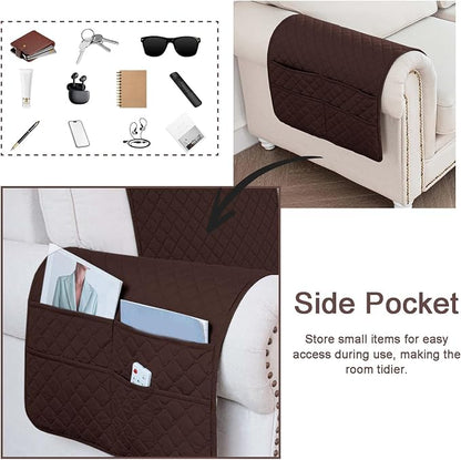 Waterproof Sofa Armrest Cover Headrest Cover - Image 5