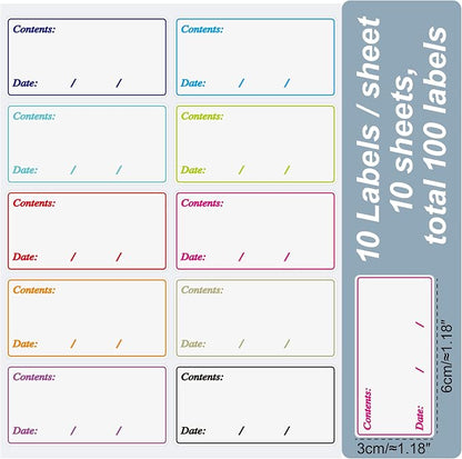 Hybsk Removable Freezer Labels Easy Peel Off - Image 3