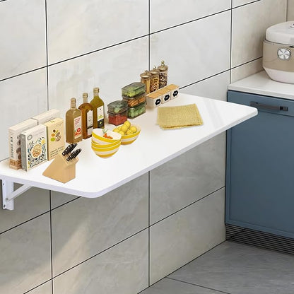 Laundry Room Wall Mounted Folding Table, Kitchen Restaurant Home Bar Work Table - Image 8