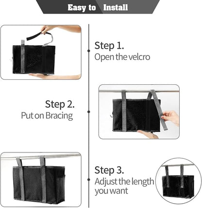 Bseash Bunk Bed Organizer, Bedside Caddy Hanging Bed Organizer Storage Bag - Image 5