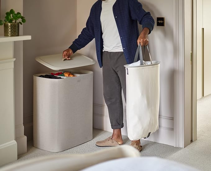 Joseph Joseph Tota Trio 90 liter/23.8 gallon Laundry Hamper Separation Basket - Image 3