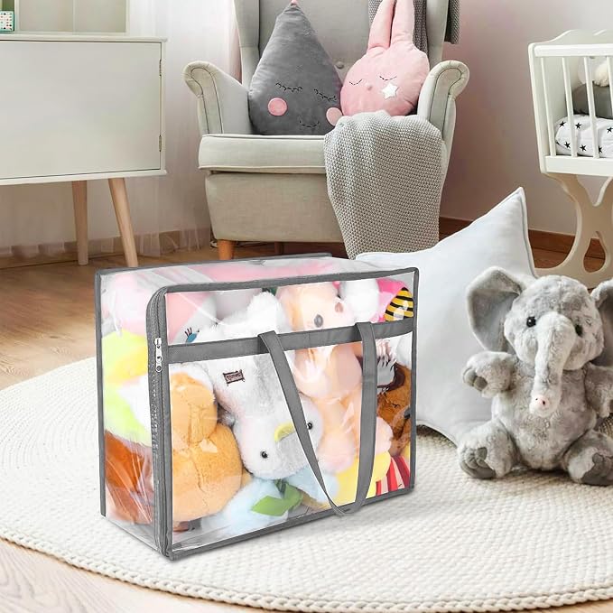 Budding Joy Clear Zippered Storage Bags - Image 5