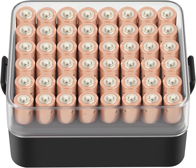 ALCYON Battery Organizer Storage Case, Battery Vault Box Container by ALCYON