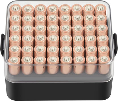 ALCYON Battery Organizer Storage Case, Battery Vault Box Container by ALCYON