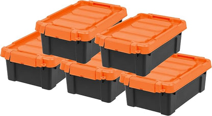 IRIS USA 3 Gallon Lockable Storage Bins by IRISUSA