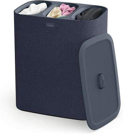 Joseph Joseph Tota Trio 90 liter/23.8 gallon Laundry Hamper Separation Basket by JosephJoseph