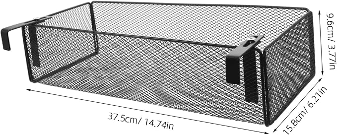 Outanaya 1pcs Metal Wire Hanging Planter Rack Space-Saving Balcony Flower Holder - Image 2