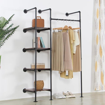 Industrial Pipe Clothing Rack - Image 7