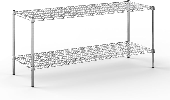 21" Deep x 60" Wide x 27" Height Wire Shelving Kit | 2-Tier | NSF Commercial by Regal+Altair