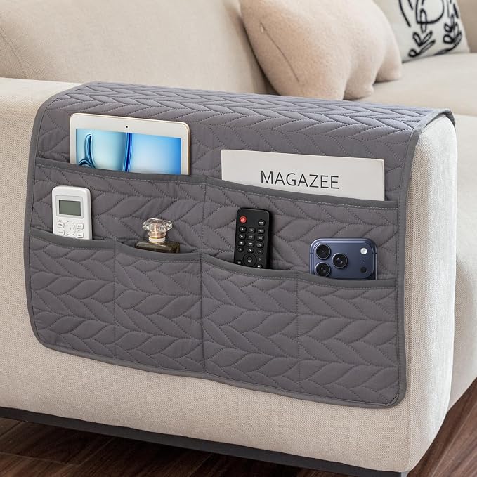 Remote Control Holder for Armchair, Couch Caddy Organizer TV Remote Holder for by DECKALY