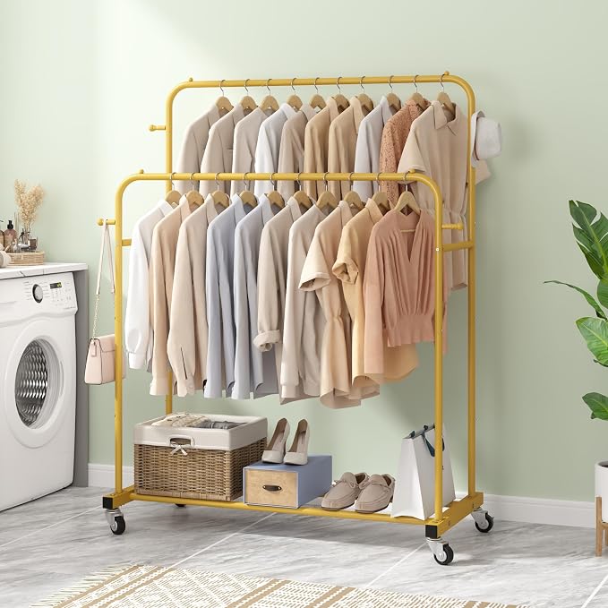 Laiensia Double Rods Garment Rack - Image 3