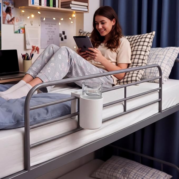2 Pcs Dorm Bed Cup Holder Drink Water Cup Holder - Image 4