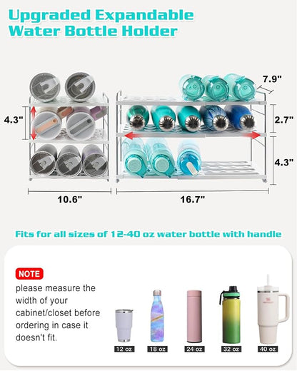 Cirhy Adjustable Water Bottle Organizer Holder - Image 2
