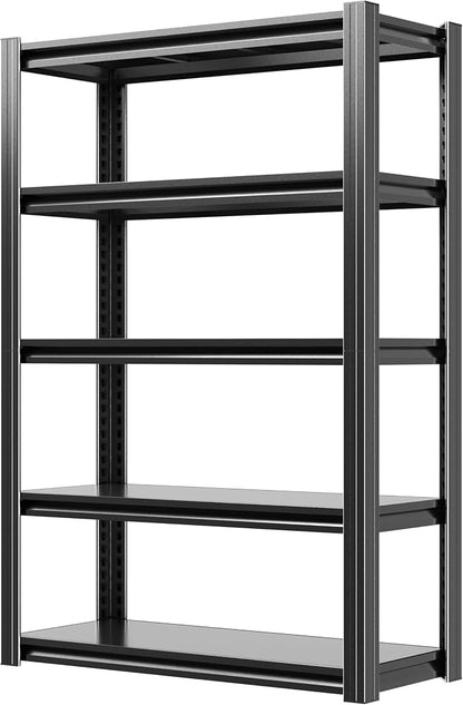 60" H Garage Shelves, Garage Shelving Heavy Duty, 3000Lbs 5 Tier Adjustable by VIYET