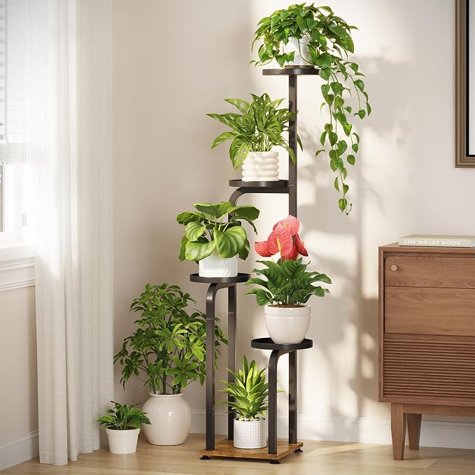 LASZOLA 5 Tiered Plant Stand Tall by LASZOLA