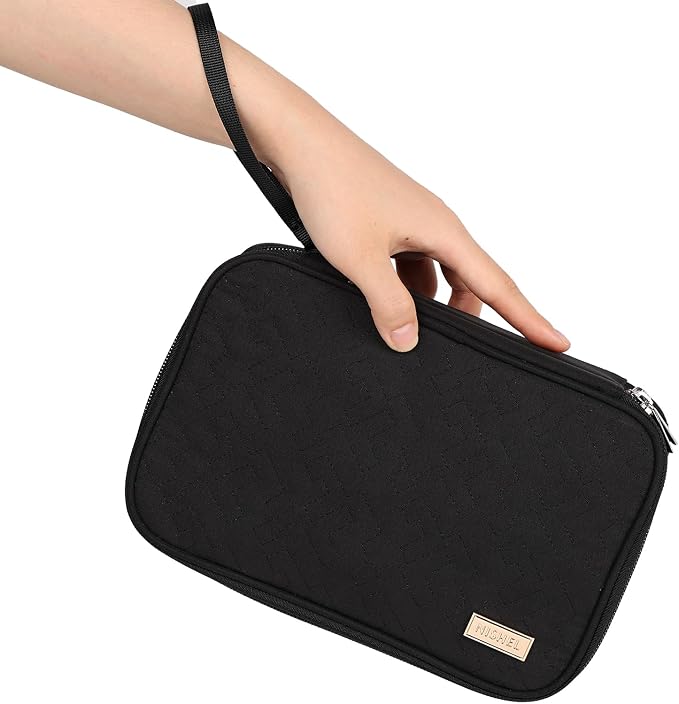 NISHEL Travel Cord Organizer Case, Double Layers Tech Electronic Bag, Essentials - Image 3
