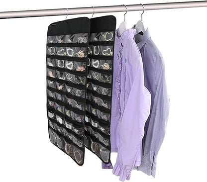 BB Brotrade Hanging Jewelry Organizer, Accessories Organizer, 80 Pocket - Image 7