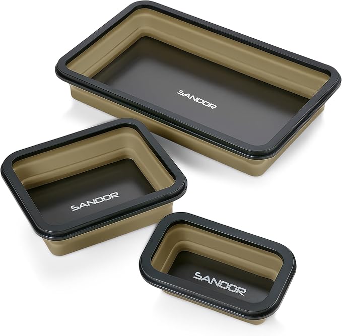 Collapsible Magnetic Parts Tray Set by SANDOR