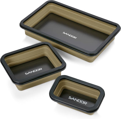 Collapsible Magnetic Parts Tray Set by SANDOR