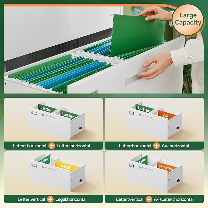Letaya 2 Drawer File Cabinet - Image 5