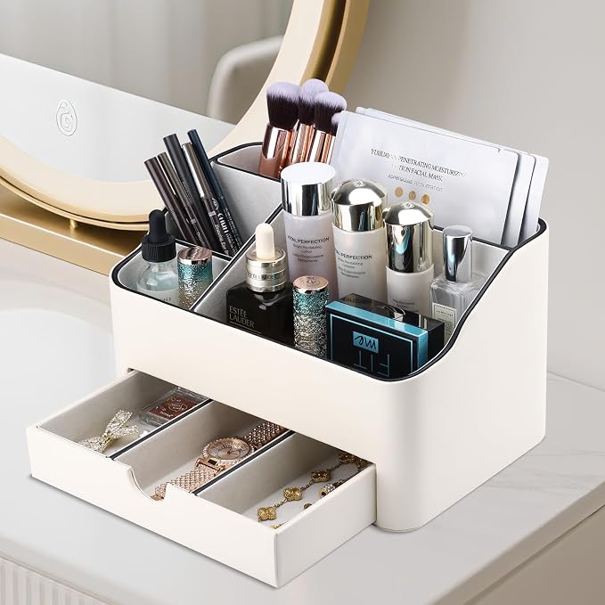 KINGFOM Desk Organizer with Drawer, Desk Organizer and Accessories 5 - Image 6