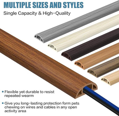 Floor Cord Covers for Wires 20FT Cable Hider Wire Cover Self Adhesive Cord - Image 6
