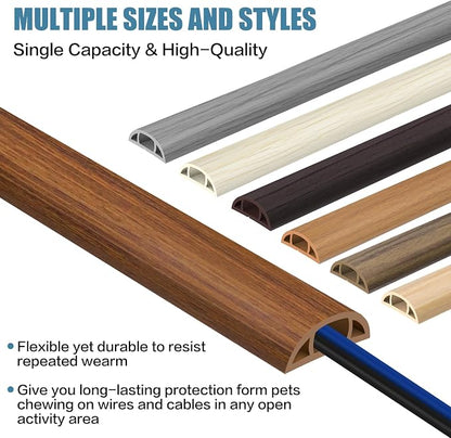 Floor Cord Covers for Wires 3.3FT Cable Hider Wire Cover Self Adhesive Cord - Image 6