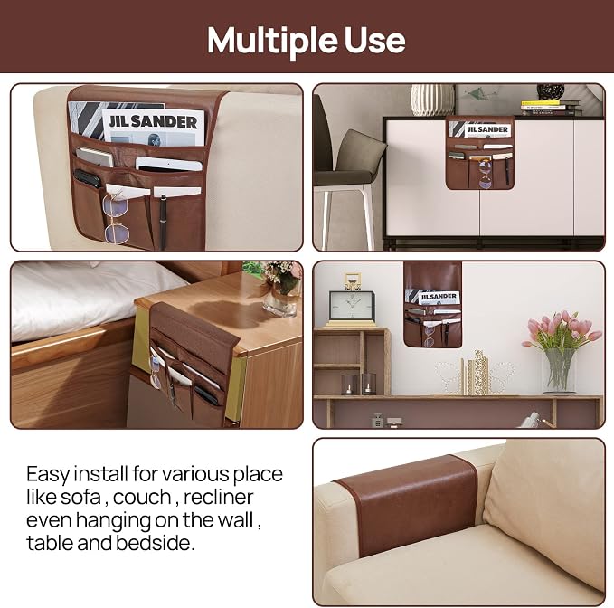 Teniux Remote Control Holder GRS Certified Armrest Organizer - Image 5