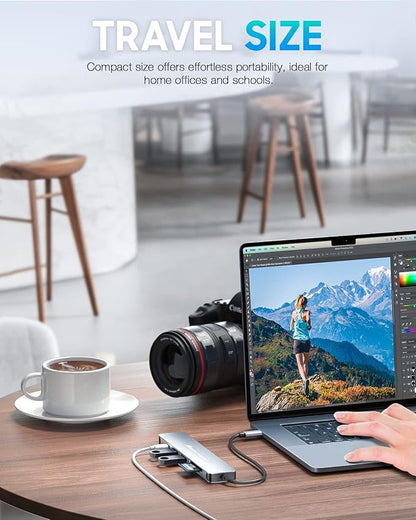 Hiearcool USB C Hub for MacBook – 7-in-1 USBC Adapter - Image 6